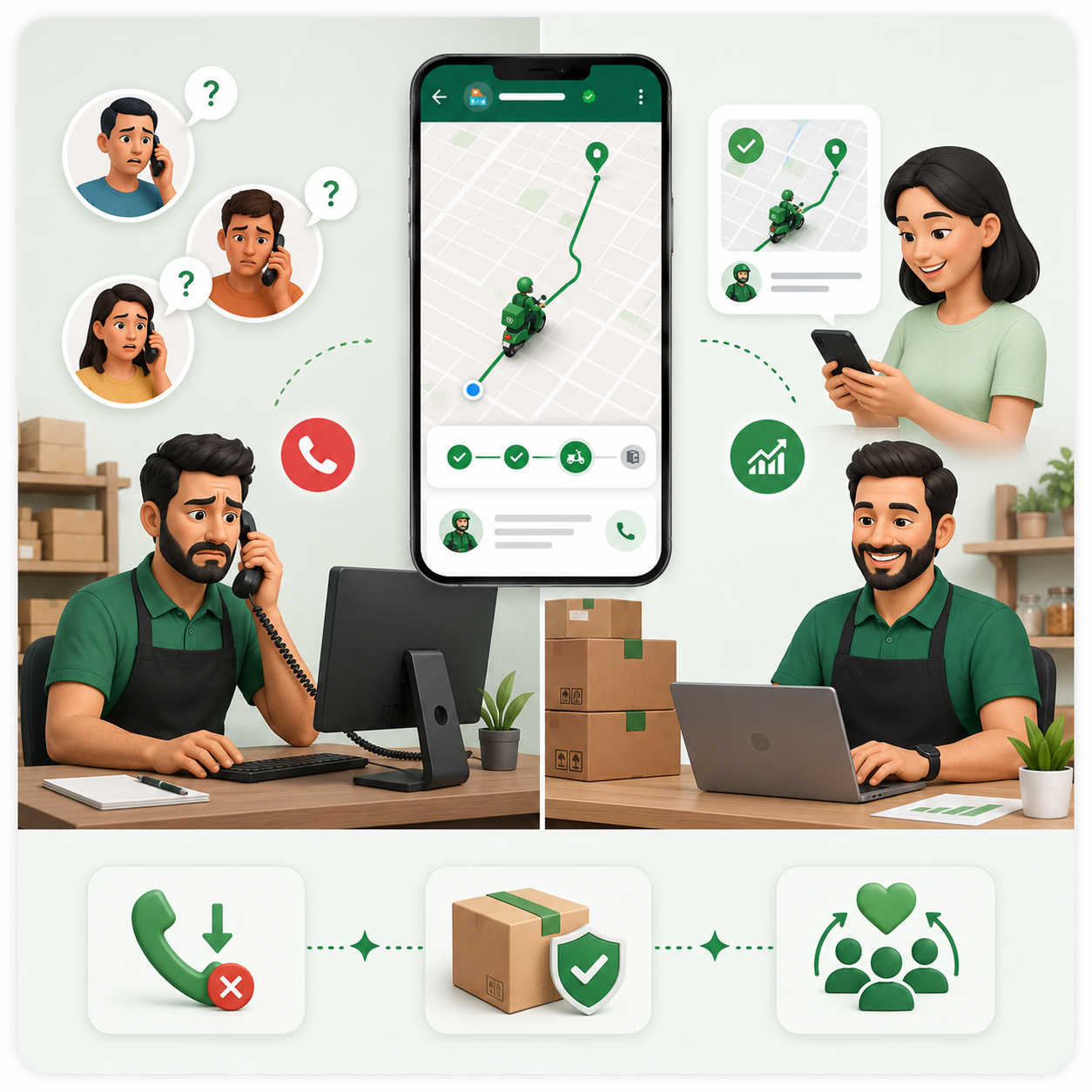 Fewer where-is-my-order calls
